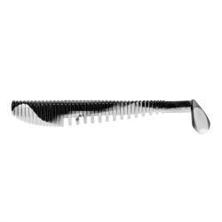 Виброхвост Helios Varuna 4,33"/11см, цвет Black & White 7 шт HS-35-023
