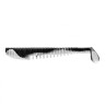 Виброхвост Helios Varuna 4,33"/11см, цвет Black & White 7 шт HS-35-023