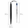 Ручка шариковая Parker "Jotter XL Monochrome Black BT", корпус черный, нерж. сталь, синяя, 143763