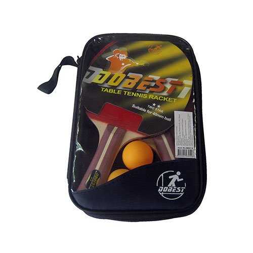Набор для настольного тенниса Dobest BB01 2 звезды (2 ракетки + 3 мяча)