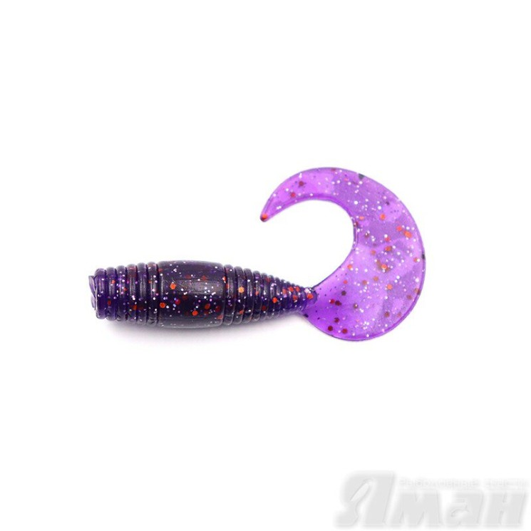 Твистер Yaman Spry Tail, 2" цвет 08 - Violet, 10 шт Y-ST2-08