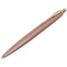 Ручка шариковая Parker "Jotter XL Monochrome Pink Gold PGT", розовое золото, сталь, синяя, 143765