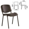 Стул для посетителей Brabix Iso CF-005 кожзам, черный 531977