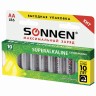 Батарейки алкалиновые Sonnen Super Alkaline LR06 (АА) 10 шт 454231