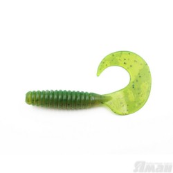 Твистер Yaman Spiral, 5", цвет 10 - Green pepper, 5 шт Y-S5-10