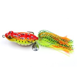 Лягушка-незацепляйка Namazu FROG с лапками, 65 мм, 16 г, цвет 09, YR Hooks (BN) #2 N-FL65-16-09