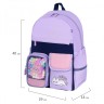 Рюкзак Brauberg Pastel с термо-нашивками, Lazy cat, сиреневый, 40х29х14 см, 271422