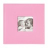 Фотоальбом Brauberg Cute Baby на 200 фото 10х15 см под кожу бокс розовый 391141