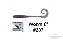 Приманка червь Gary Yamamoto Worm 6" цвет 237, 10 шт