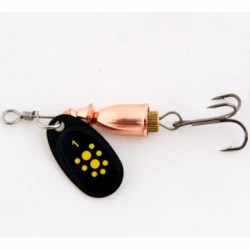 Блесна вращающаяся Gidra Black Fury CU-BFY Premier