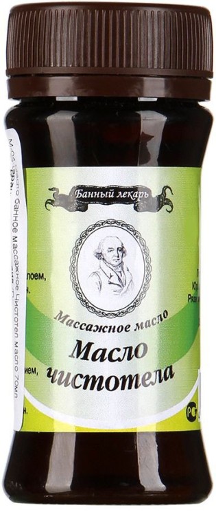 Масло банное массажное Чистотел масло 70мл М-04
