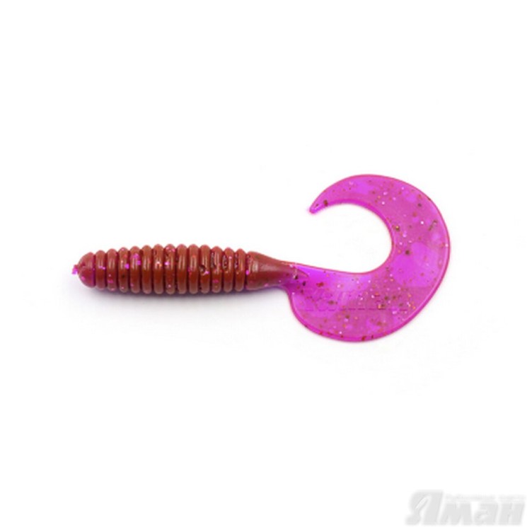 Твистер Yaman Spiral, 5", цвет 21 - Magic Violet, 5 шт Y-S5-21