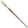 Кисть художественная Brauberg Art Classic щетина, плоская, № 26, длинная ручка 200725