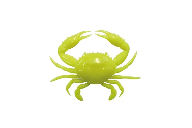 Приманка краб Nikko Super Crab 6" цвет CO5 Chartreuse