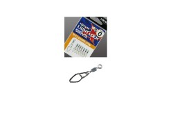 Карабин с вертлюгом Xesta Light Lock Swivel, р. 0, цв. S, до 12,7 кг 7 шт