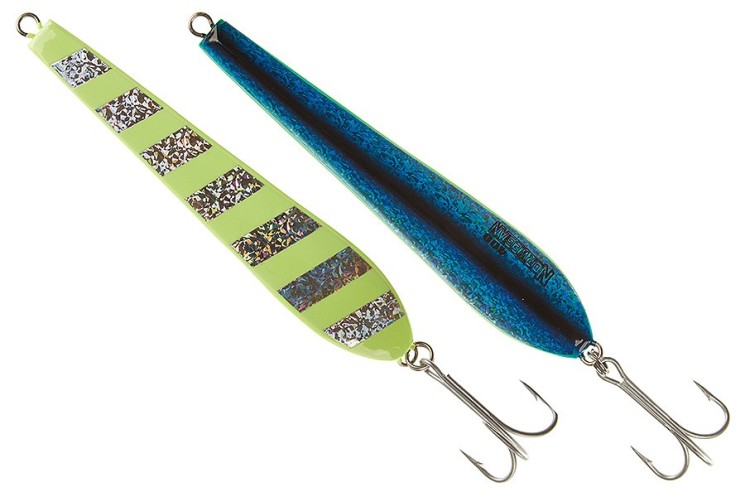 Пилькер Asari Norwegian 400г цвет 02 Silver Blue (Lumo Zebra)