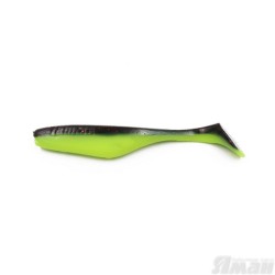 Виброхвост Yaman Greedy Shad, 5,5", цвет 32 - Black Red Flake Y-GS55-32