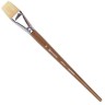 Кисть художественная Brauberg Art Classic щетина, плоская, № 36, длинная ручка 200727