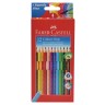 Карандаши цветные трехгранные Faber-Castell Grip 12 цветов 112412