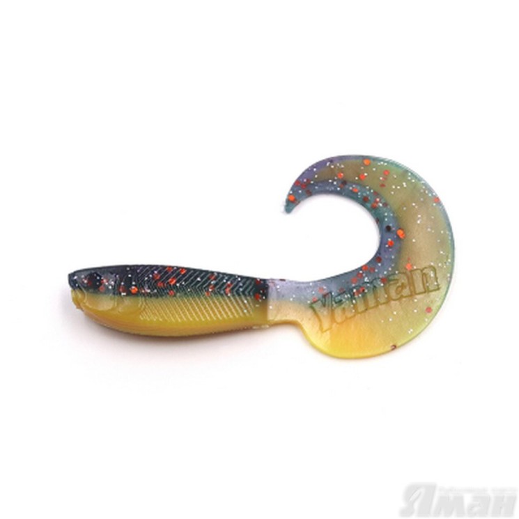 Твистер Yaman Mermaid Tail, 5" цвет 26 - Violet Chartreuse, 5 шт Y-MT5-26