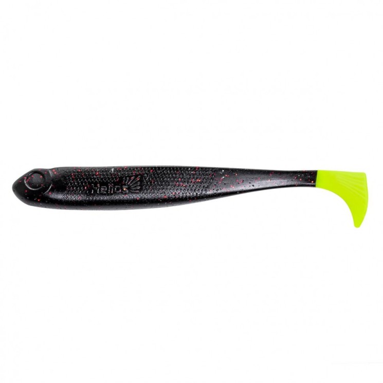 Виброхвост Helios Jumbo 4,95"/12.5 см, цвет Dark Star LT 5 шт HS-7-053