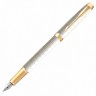Ручка перьевая Parker "IM Premium Pearl GT", жемчужный лак, позолоченные детали, синяя, 143856