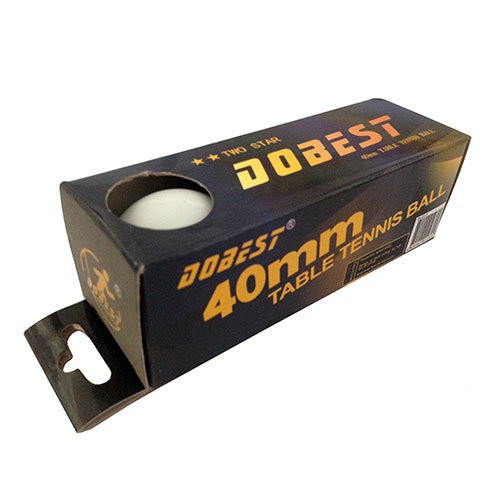 Мяч для настольного тенниса Dobest BA-01 2 звезды 3шт/уп