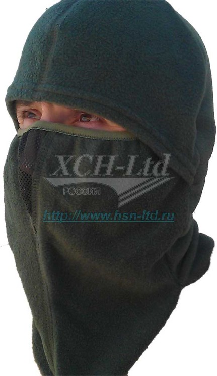 Шлем-маска Зима Polarfleece (хаки) (729-6) ХСН