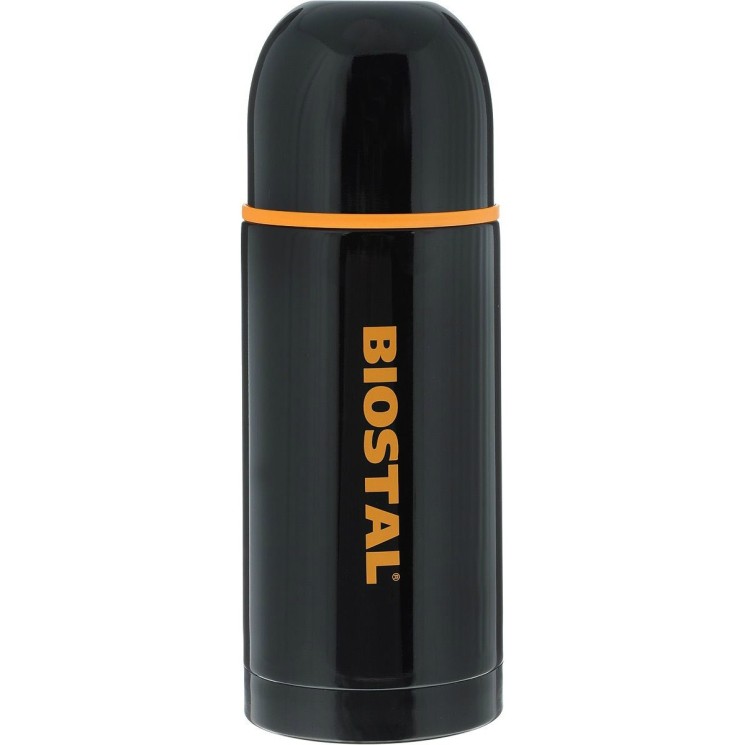 Термос "BIOSTAL-СПОРТ" с узкой горл. и круг. кр.,ЧЕРНЫЙ, 0,75л. (NBP-750С) Biostal