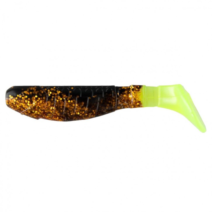 Виброхвост Helios Chubby 3,55"/9 см, цвет Black Sparkles LT 5 шт HS-4/1-033