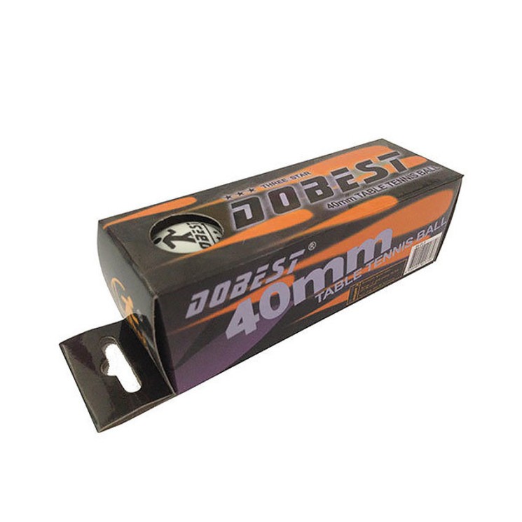 Мяч для настольного тенниса Dobest BA-01 3 звезды 3шт/уп