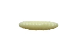 Приманка личинка Nikko Waxworm 24мм цвет White, 8 шт