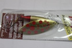 Блесна вращ. MEPPS Aglia Longue Heavy OR PTS ROUGE блистер №3 (24г) LHE1RGMR31
