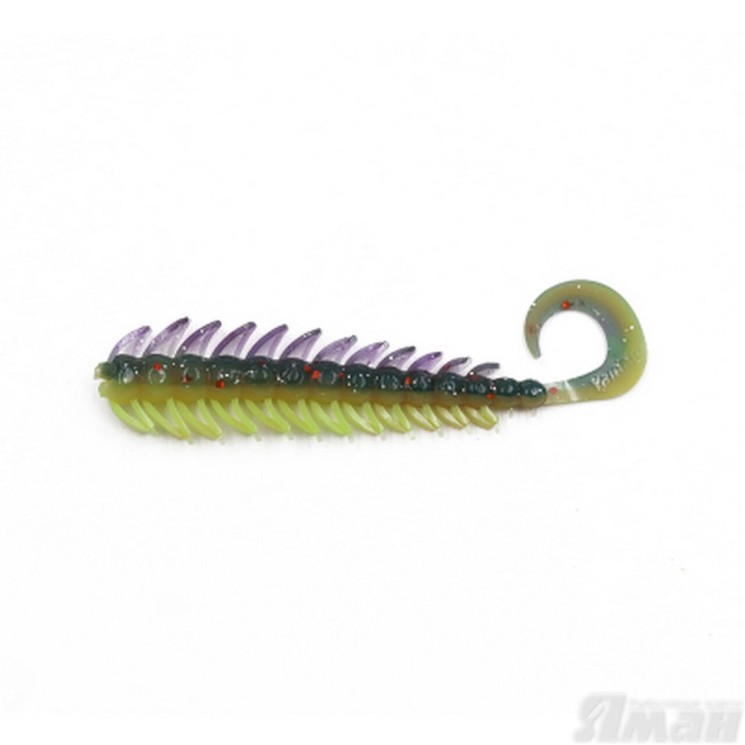 Твистер Yaman Ruff, 5", цвет 26 - Violet Chartreuse, 5 шт Y-R5-26