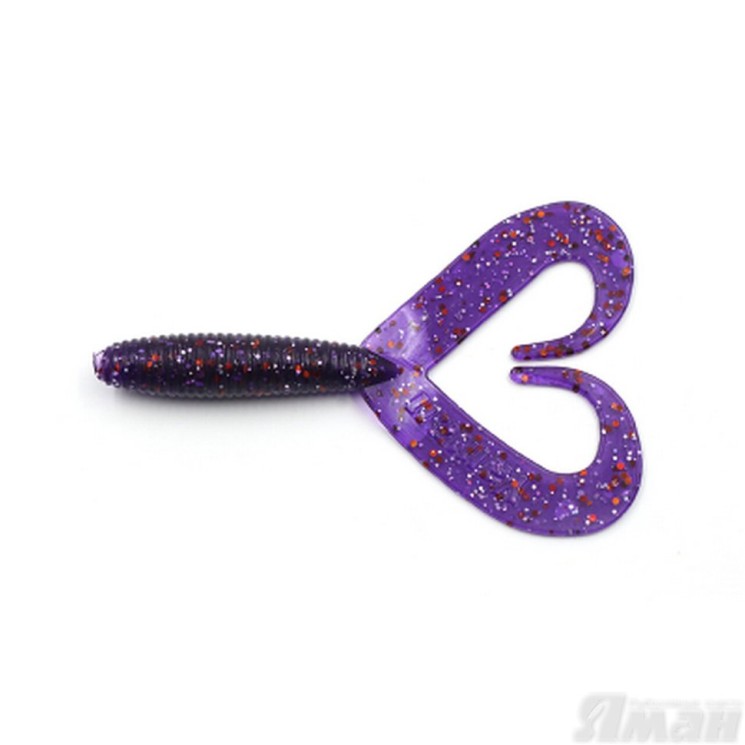 Твистер Yaman Loop-Two, 2", цвет 08 - Violet, 10 шт Y-LT2-08