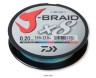 Леска плетеная Daiwa J-Braid X8 300м 0,28мм (26,5кг) мультиколор