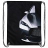 Мешок для обуви Brauberg Premium, светоотражайка, 43х33 см, Black car, 271623