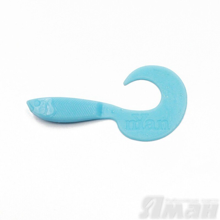Твистер Yaman Mermaid Tail, 3" цвет 12 - Menthol, 10 шт Y-MT3-12