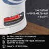 Чайник Sonnen KT-1767, 1,8 л, 2200 Вт, закрытый нагревательный элемент, пластик, белый/синий, 453416