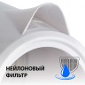 Чайник Sonnen KT-1767, 1,8 л, 2200 Вт, закрытый нагревательный элемент, пластик, белый/синий, 453416