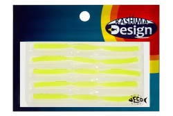 Слаг Kahara Aji Leech 1.9" цвет Pickles Yellow, 10 шт