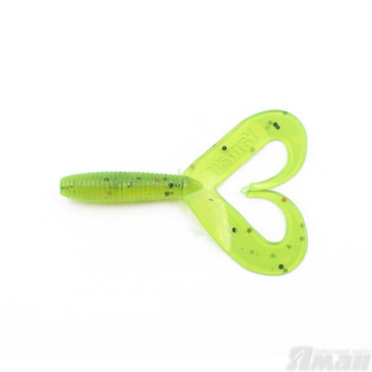 Твистер Yaman Loop-Two, 2", цвет 10 - Green pepper, 10 шт Y-LT2-10