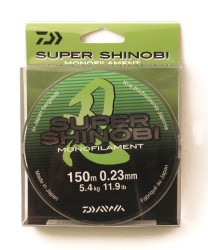 Леска Daiwa Super Shinobi 150м 0,23мм (5,4кг) светло-зеленая