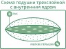 Подушка упругая из белого гусиного пуха Natura Sanat Идеальное приданое 50х70 ИП-П-3-3