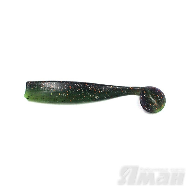 Виброхвост Yaman Spry Minnow, 5,5" цвет 15 - Violet Lime, 4 шт Y-SM55-15