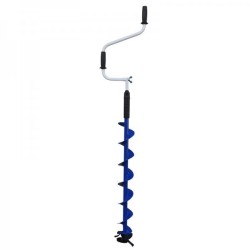 Ледобур Тонар INDIGO-130(R)-1600 двуручный, телескопический, правый, полукруглые ножи