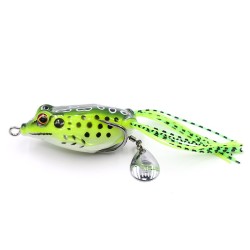 Лягушка-незацепляйка Namazu FROG с лепестком, 55 мм, 10 г, цвет 07, YR Hooks (BN) #1 N-FP55-10-07