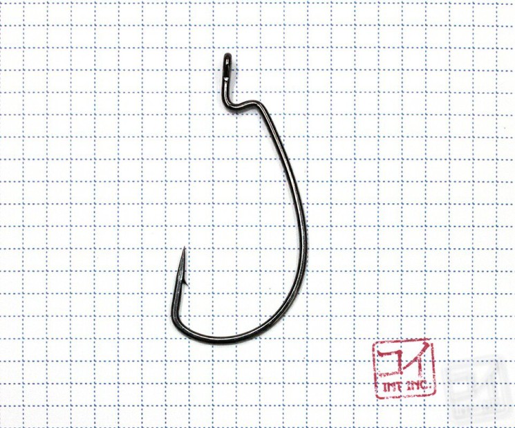 Крючок Koi Magna Super Lock Worm № 6/0, BN, офсетный (5 шт.) KH6231-6/0BN