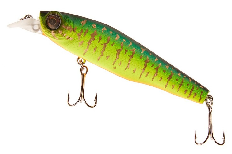 Воблер Adusta Twitch Shiner Jumper 90F 12г цвет 004 Hot Tiger