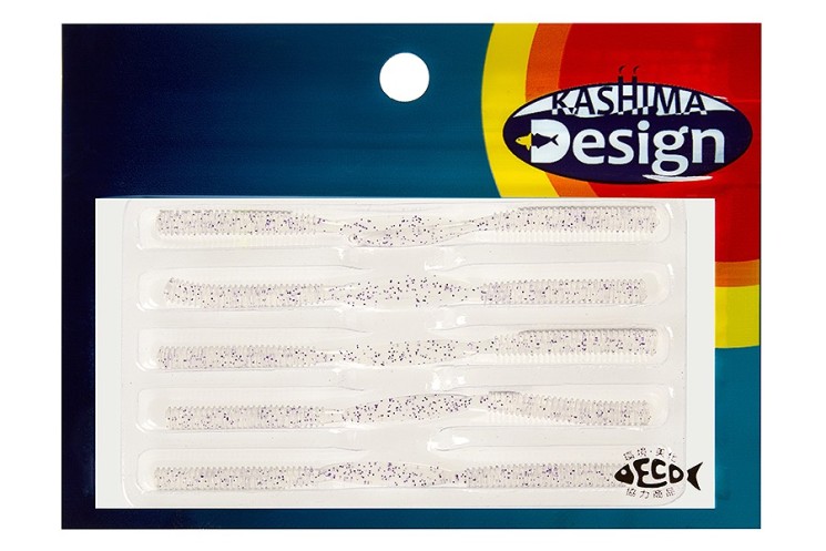 Слаг Kahara Aji Leech 1.9" цвет Yankee Shirasu, 10 шт